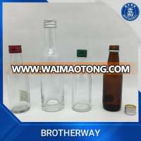 50ml empty mini glass liquor wine bottles with aluminum cap